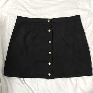 Polyester black skirt